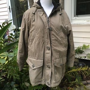 London Fog Vintage Khaki Coat Jacket Small